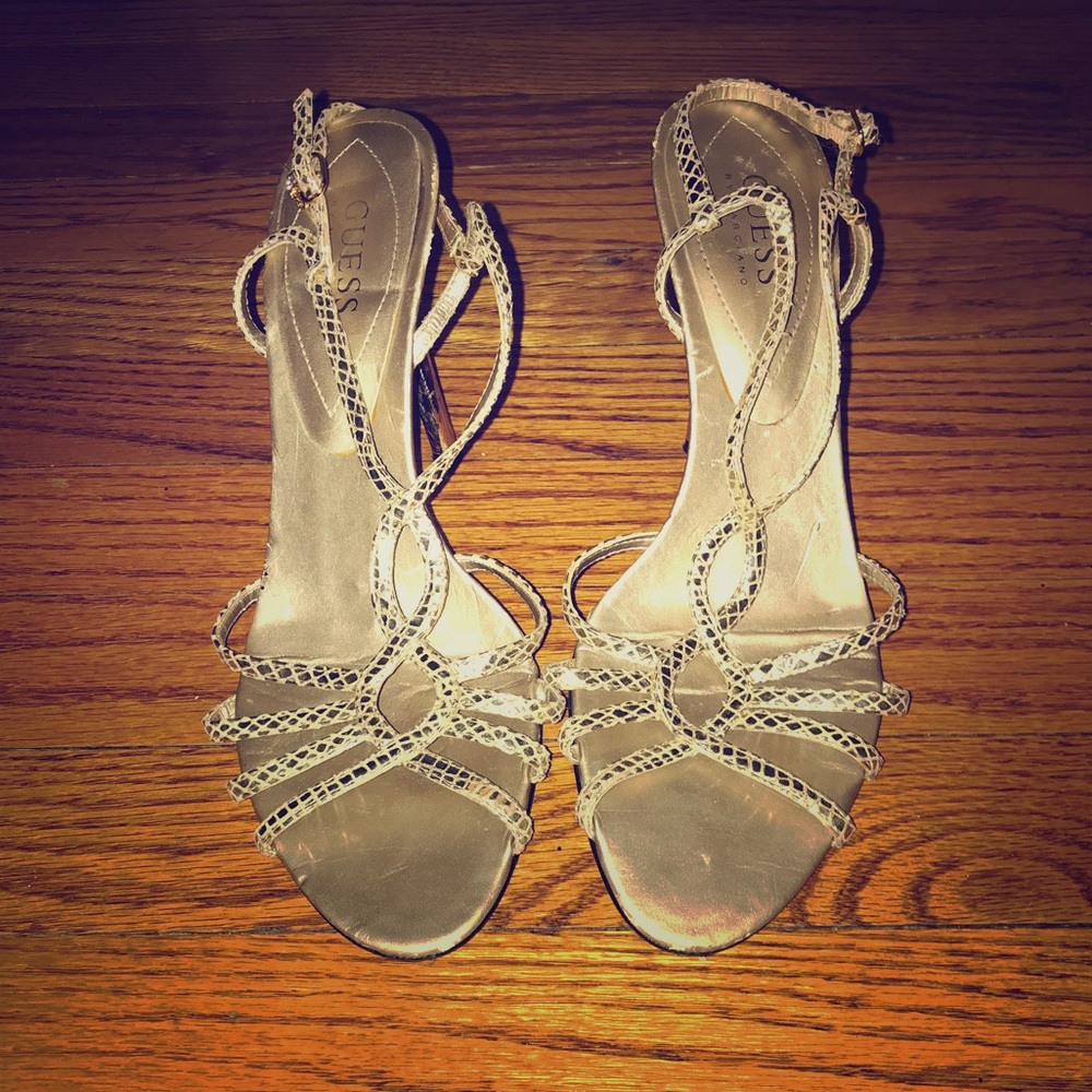 Guess Gold Heels